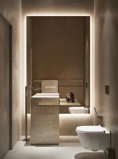 a bathroom with two sinks and a bathtub