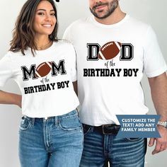 Personalized Football First Birthday Matching Family Shirts, 1st Year Down Birthday Outfit, 1st Down Football 1st Year Down Birthday Tee Priority Shipping: https://www.etsy.com/listing/1487399454/rush-my-order?ref=listing_published_alert SHIRT DETAILS Experience comfort and style with our exceptional cotton shirt. Crafted from 100% soft cotton fibers (fiber content may vary for different colors), this shirt offers a luxurious feel against your skin. We proudly present two variants to cater to your needs: Adult and Youth Shirts are skillfully designed using the Bella + Canvas 3001 fabric, while our Toddler and Baby shirts are expertly crafted from Bella + Canvas, Gildan, and Rabbit Skins materials. Rest assured, all our shirts boast the same impeccable sizing and top-notch quality. We prior 1st Birthday Football Family Shirts, Football First Birthday, Family Reunion Shirts, Matching Family Shirts, Family Birthday Shirts, Reunion Shirts, Anniversary Shirt, Birthday Party Outfits, Family Shirts Matching