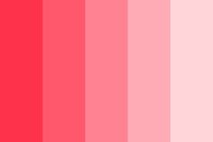 a red and pink color scheme with horizontal stripes