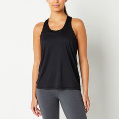 Xersion's women's scoop neck is cut from our quick-dry Everair stretch fabric that's moisture-wicking and breathable. It's also antimicrobial and odor resistant so that you can increase your workout intensity without worry- use it as a base layer or wear it alone in warmer temperatures.Features: Odor Resistant, Breathable, Moisture Wicking, Quick Dry, Stretch Fabric, Racerback, EssentialsClosure Type: Pullover HeadFit: Relaxed FitNeckline: Scoop NeckSleeve Length: SleevelessApparel Length: 27 In Scoop Neck Athleisure Activewear For Light Exercise, Athleisure Scoop Neck Workout Activewear, Athleisure Activewear For Light Exercise With Scoop Neck, Athleisure Workout Activewear With Scoop Neck, Mesh Back Tank Top For Light Exercise, Scoop Neck Sports Top With Go-dry Technology, Go-dry Scoop Neck Sports Tops, Athleisure Scoop Neck Tank Top For Gym, Scoop Neck Athleisure Activewear For Training