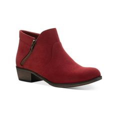 Manufacturer: Sun + Stone Size Origin: US Style Type: Booties Collection: Sun + Stone Closure: Material: Textile/Man Made Materials Fabric Type: Faux Suede Sku: BH5539147 Size: 9.5.  Color: Red.  Gender: female.  Age Group: adult. Slouch Ankle Boots, Festival Boots, Womens Red Shoes, Ankle Snow Boots, Red Booties, Sun Stone, Block Heel Ankle Boots, Suede Block Heels, Leather Block Heels