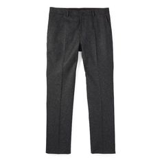 A simple yet sophisticated take on the classic wool trouser Slim Fit Dress Pants For Winter Workwear, Winter Workwear Slim Fit Dress Pants, Winter Slim Fit Dress Pants For Work, Wool Straight Leg Business Casual Pants, Wool Straight Leg Pants For Business Casual, Wool Straight Pants For Business Casual, Business Casual Straight Wool Pants, Classic Winter Workwear Pants, Tailored Wool Straight Leg Pants