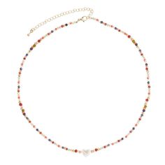 Bless Your Heart Choker Trendy Multicolor Heart Beaded Necklace, Trendy Multicolor Heart-shaped Beaded Necklace, Trendy Heart-shaped Multicolor Beaded Necklace, Casual Necklaces With Heart Beads, Casual Multicolor Heart Beads Necklace, Casual Multicolor Beaded Necklace With Heart Beads, Nostalgic 90s, Bless Your Heart, Heart Choker