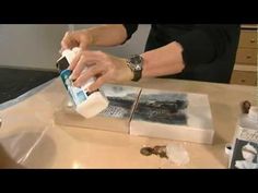 a person is using an appliance to clean their bathroom counter top with soap and toothpaste