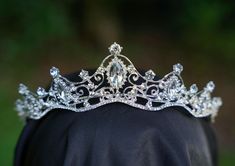 This stunning Tiara Crown is crafted from tarnish resistant zinc alloy and intricately decorated with crystals to create an elegant look ideal for any special occasion, including weddings, quinceañeras, birthdays, pageants and more. **WEARING YOUR CROWN OR TIARA** Most pieces are adjustable by carefully bending and separating the ends to desired fit. Loops are featured in the design for securing to hair with bobby pins or clips **SHIPPING** All orders are sent within 24 hours from Florida, USA. Orange Bridesmaid, Crown Birthday, Tiara Bridal, Crystal Tiara, Tiara Crown, Crystal Tiaras, Bridal Crown, Bridal Tiara, Tiaras And Crowns