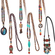 PRICES MAY VARY. Package Content: the package includes 6 pieces of long boho necklaces for women and men in a variety of colors and styles; With this set, you'll have a necklace to add to your aesthetic appeal Fine Workmanship: our long necklaces for women are made with attention to detail, including wood, resin, imitation pine stone, alloy, agate, stone and beads, less prone to break, fade or deform, ideal for a long term wear Distinctive Design: the design of these wooden bead necklaces for wo Chunky Boho Necklace, Wooden Necklace Handmade, Layered Necklaces Gold, Feather Template, Boho Necklaces, Long Necklace Boho, Pretty Jewelry Necklaces, Wooden Bead Necklaces, Beaded Tassel Necklace