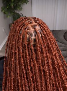 Ginger Boho Faux Locs, Color 350 Faux Locs, Copper Hair Locs, Auburn Soft Locs, Ginger Bohemian Locs, Auburn Faux Locs Black Women, Auburn Invisible Locs, Ginger Boho Locs, Copper Faux Locs Black Women