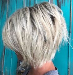 Short haircuts that are stop-you-in-your-tracks gorgeous Cropped Bob With Bangs, Slanted Bob Haircut Short Hair, Short Hair Stacked In Back, Short Choppy Hair Edgy Messy Pixie Bob Hairstyles, Short Messy Bob Choppy Layers, Short Hair Bob Cut, Razor Bob, Razored Bob, Medium Fine Hair