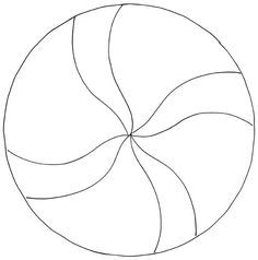 an image of a circular object that is in the shape of a circle with four intersecting lines