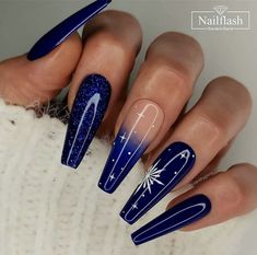 Nail Flash, Graffiti Nails, Blue Acrylic Nails, Hot Nails, Fabulous Nails, Fire Nails