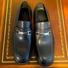 Worn 3 Times. Could Be A Great Addition To Someone’s Collection. Gucci Loafers, Shoes Gucci, Gucci Shoes, Loafer Shoes, Limited Time, Men's Shoes, Loafers, Slip On, Gucci