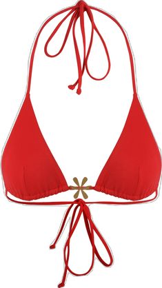 Elegant Gold Swimwear For Beach, Gold Adjustable Triangle Top Swimwear, Adjustable Gold Triangle Top Swimwear, Chic Gold Halter Neck Swimwear, Chic Gold Swimwear For Pool, Chic Gold Swimwear For The Pool, Gold Tie-side Bottom Swimwear For Swimming, Elegant Adjustable Swimwear, Gold Tie-side Swimwear For Pool