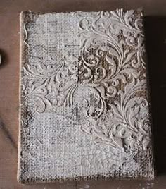 an old book sitting on top of a table