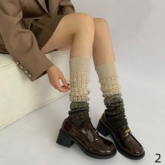 This price is for a pair of leg warmers only, others are not included.   	 		 			Size 			Free Size 		 		 			Length 			48 		 		 			Width 			16 Brown Knitted Socks For Fall, Chunky Knit Socks For Fall, Brown Leg Warmers For Fall, Brown One-size Leg Warmers For Fall, Chunky Knit Leg Warmers For Fall, One Size Beige Leg Warmers For Fall, Brown Leg Warmers, Ankle Warmers, Wool Leg Warmers