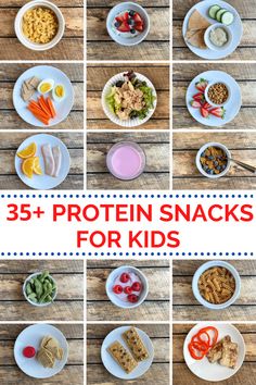 the steps to make this healthy snack include fruits, cereals and other foods that are high in protein