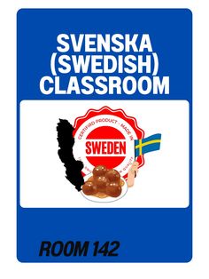 the swedish classroom room 122 is open for students to learn how to use their language