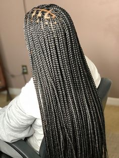 Pin on Knotless Braid Business, Medium Knotless Box Braids, Big Box Braids Hairstyles, Box Braids Hairstyles For Black Women, Braided Cornrow Hairstyles, Braids Hairstyles Pictures, Cute Box Braids Hairstyles