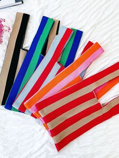 UOOZEE Striped Bags, Woven Handbags, Color Stripes, Contrasting Colors, Finding Yourself, Handbags, Color