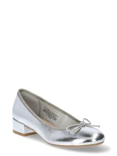 Time and Tru Women's Ballet Block Heel Pumps, Sizes 6-11 - Walmart.com