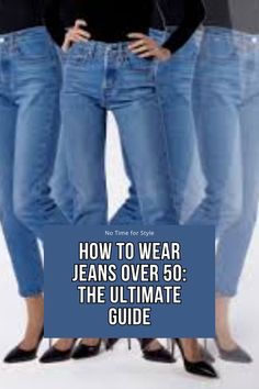 Jeans Over 50, Moda Over 40, How To Wear Jeans, Bright Outfit, Feminine Shoes, Flirty Tops, Denim Inspiration