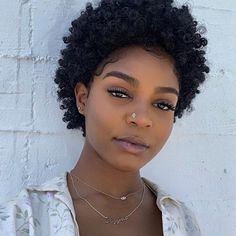 Tiny Afro, Natural Hair Haircuts, Short Natural Hair, Afro Wig, Twa Hairstyles, Brazilian Hair Wigs