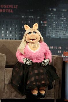 miss piggy on the tonight show