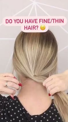 Easy Fine Hair Updo Simple, Up Do Fine Hair Easy, Updos For Fine Hair Easy, Low Bun Hairstyles Fine Hair, Fine Hair Hairdos, Wedding Hair Thinning Hair, Easy Low Bun For Fine Hair, Hair Updo 2024, Bun Hairstyles For Thinner Hair