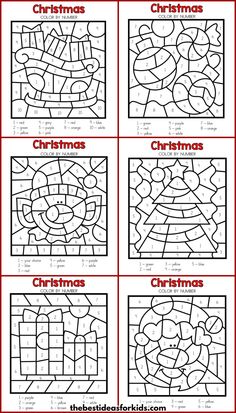 christmas themed coloring pages for kids to color