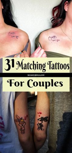 "Matching Tattoos For Couples" It's a commitment to make the relationship last as long as the tattoo. Couples get matching tattoos for various reasons. Some get a couple tattoo to celebrate a relationship milestone or to have a shared experience with the other person. Other couples do it to have a permanent symbol of their love. See more ideas about matching tattoos for couples, Check out here! #matchingtattoos #matchingtattoosforcouples #tattooart Aztec Couple Tattoo, Lgbtq Couple Tattoos, Lesbian Couple Tattoo Ideas, Lesbian Matching Tattoos, Lesbian Couple Tattoos, Country Couple Tattoos, Best Matching Tattoos, Tattoo Ideas Unique Meaningful, His And Her Tattoo Ideas