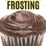 there is a chocolate frosted cupcake on the cover of this book that says, how to make frosting