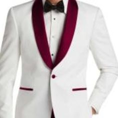 Paisley Suit, Tux Wedding, Red Dance, Classic Suits, Burgundy Pants, Groom And Groomsmen Attire, Lapel Coat, Red Suit, Classic Suit