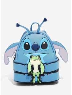 Loungefly Disney Lilo & Stitch Frog Figural Mini Backpack - BoxLunch Exclusive