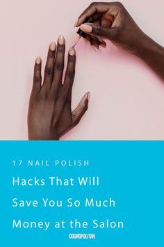 Nail Polish Tricks, Nail Polish Hacks, Diy Beauty Treatments, Hacks And Tricks, Christmas Manicure, Diy Nails At Home, Ingrown Toe Nail, Shiny Nails, A Bob