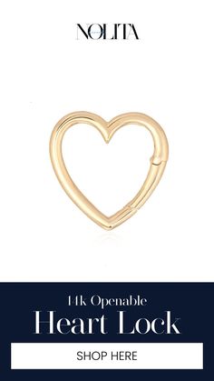 Add a romantic touch to your collection with the 14K Openable Heart Lock. Perfect as a necklace lock or a charm bracelet accent, this elegant piece combines timeless charm with modern versatility for a truly unique accessory.