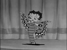 Betty Boop Butterfly, Fleischer Studios, Max Fleischer, Betty Boop Tattoos, Betty Boop Classic