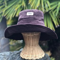 A wide brim corduroy bucket sun hat for sun lovers and sunny day fun. This sun hat for women has a nice wide brim to protect your whole face and even your neck and chest. Pack it in your bag, it folds up easy. This hat is made from a dark brown cotton corduroy fabric. Inside liner is white cotton. I used interfacing inside the brim to keep it's shape. Brim measures 4.5" Crown depth is 3.5". Contact me for custom fit option. SIZES AVAILABLE S - measures 22.5" (fits heads with circumference of 21" Adjustable Corduroy Bucket Hat, Brown Cotton Sun Hat For Beach, Trendy Travel Bucket Hat With Curved Brim, Adjustable Bucket Sun Hat For Everyday, Summer Wide Brim Sun Hat, Trendy Bucket Hat For Travel, Trendy Travel Bucket Hat, Brown Brimmed Bucket Hat With Upf 50+, Trendy Curved Brim Sun Hat For Everyday