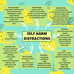 A few distractions for when your mind isn’t beinf very nice • #mentalwellness #bulletjournaling #mentalhealthjournal #recovery #selfcare #distract #distractiontechniques #mentalhealthmatters #mentalhealth #activities Mental Health Work Activities, Counselling Tools, Dbt Therapy, Coping Skills Activities, Mental Health Activities, Mental Health Facts, Mental Health Therapy, Therapeutic Activities