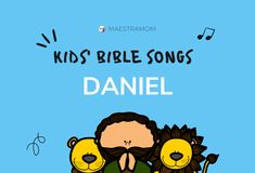 Daniel - Bible Songs for Kids - Maestra Mom Daniel And His Friends, Daniel Bible, Bible Songs For Kids, Sunday School Songs, Toddler Lessons, Songs For Toddlers, Toddler Class, Bible Songs