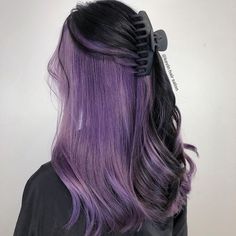 Lavender Hair Underneath, Popular Hairstyles For 2023, Emo Hair Color, Under Hair Dye, Balayage Colors, 2023 Hair Color, Color Block Hair, Hairstyles For 2023