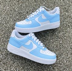 Pick Your Color Custom Air Force 1 Low/Mid/High Sneakers.   - Size Guide- C (Child) Y (Youth) W (Women) M (Men. - Our current processing time is 1-4 weeks, but please message me if you need the shoes by a certain date. The best things are worth the wait.  - Acrylic Waterproof paint.  - Available in Low, Mid, and High styles.  - 100 % Authentic products purchased from the original retailer  - Made in the US.  - Perforated toe cap for breathability.  - Chunky foam sole with signature Air cushionin Blue Air Force 1, Air Force Baby, Zapatillas Nike Air Force, Tenis Air Force, Custom Nike Air Force 1, Nike Shoes Women Fashion, Custom Nike Air Force, Pretty Sneakers, White Shoes Men