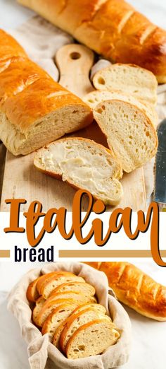 bread is sitting on a cutting board with the words trailaway in front of it