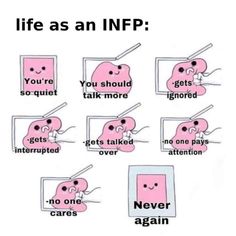 Angry Infp, Infp X Infj, Infp Core, Intp Infp Differences, Isfp Memes, Mbti Infp