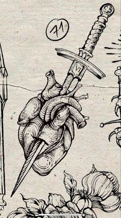 Maa Tattoo, Lower Leg Tattoos, Etching Tattoo, Woodcut Tattoo, Engraving Tattoo, Medieval Tattoo, Medieval Drawings, Koci Humor, More Tattoo