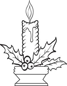 FREE Printable Christmas Candles Coloring Page for Kids Candle Coloring, Kids Candles, Candle Printable, Christmas Coloring Sheets, Unique Coloring Pages, Christmas Stencils, Advent Candles, Free Christmas Printables, Book Candle