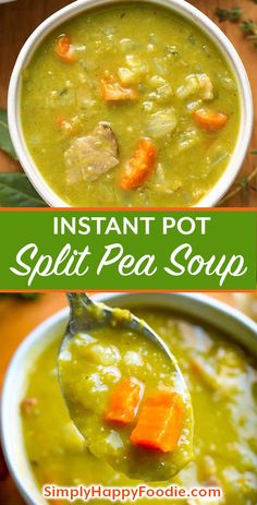 instant pot split pea soup recipe