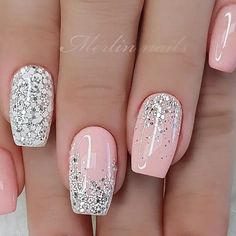 Summer Puppy, Square Nail, Elegant Nail, Square Nail Designs, Pink Square, Nail Brush, Puppy Chow, Pink Nail Designs, Short Acrylic Nails Designs