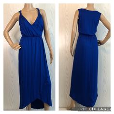 Brand New Without Tags The Vanity Room V-Neck Maxi Dress In The Color Cobalt. Wrap Slit In Front Knot Details By Shoulders Elastic Waist Approx. 46” Front Length And 55” Back Length (On Size Small) Color May Vary Slightly From Images. Reasonable Offers Welcome! Follow Along On Instagram @Firefashions18 Room Blue, Vanity Room, Cobalt, Knot, Elastic Waist, Vanity, Maxi Dress, V Neck, Elastic