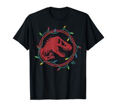 PRICES MAY VARY. Officially licensed Jurassic World designs roaring through the holidays! Our iconic Jurassic World gates are open and welcoming all to come celebrate holidays with us. Everyone is getting into the holiday spirit from Mr. DNA to Blue the Raptor. Jurassic world shirt, Jurassic Park shirt, Jurassic World holiday, Jurassic Park holiday, Dinosaur shirt, Jurassic Park Christmas tree, Jurassic Park ornament, Jurassic World ornament, Jurassic World dinosaurs, Jurassic Park Dinosaurs, T- Jurassic Park Christmas, Blue The Raptor, Jurassic Park Dinosaurs, Mr Dna, Universal Christmas, Jurassic World Shirt, Jurassic Park Shirt, Dinosaur Shirts, Jurassic World T Rex