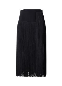 Find AKRIS Silk Crepe Maxi Skirt With Asymmetrical Fringe on Editorialist. Akris silk crepe midi skirt features asymmetrical fringe High rise; banded waist Side seam pockets Hem falls below the knee Back zip closure Skirt falls straight from hip to hem Silk/viscose Lining: Viscose/elastane Made in Romania Chic Asymmetrical Pencil Skirt For Evening, Elegant Fitted Skirt With Tassels, Elegant Skirt With Tassels For Night Out, Elegant Party Skirt With Tassels, Elegant Fringe Skirt For Evening, Chic Pencil Skirt With Fringe, Asymmetrical Summer Evening Pencil Skirt, Asymmetrical Pencil Skirt For Summer Evening, Asymmetrical Pencil Skirt For Summer Evenings