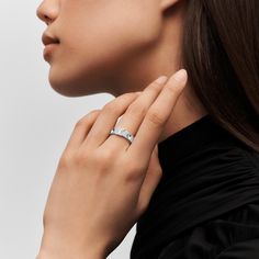 LOUIS VUITTON® - Empreinte Ring, White Gold And Diamonds - Grey Signature Ring, Signature Rings, Louis Vuitton Official Website, Louis Vuitton Empreinte, Louis Vuitton Jewelry, Ring White Gold, Luxury Rings, Louis Vuitton Official, Fine Jewelry Collection